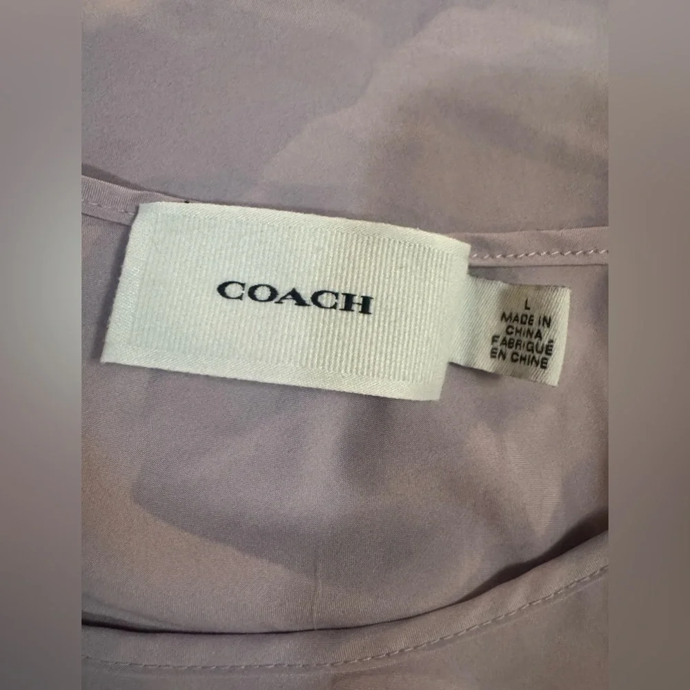 COACH Lavender Slip mini Dress